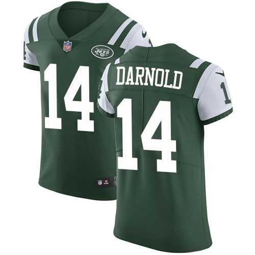 Nike New York Jets #14 Sam Darnold Green Team Color Men's Stitched NFL Vapor Untouchable Elite Jersey