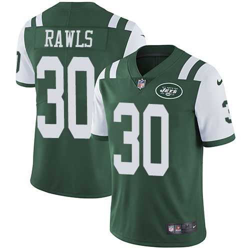 Nike New York Jets #30 Thomas Rawls Green Team Color Men's Stitched NFL Vapor Untouchable Limited Jersey Nike New York Jets #30 Thomas Rawls Green Team Color Men's Stitched NFL Vapor Untouchable Limited Jersey
