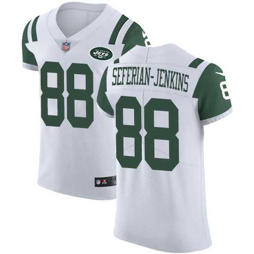 Nike New York Jets #88 Austin Seferian-Jenkins White Men's Stitched NFL Vapor Untouchable Elite Jersey