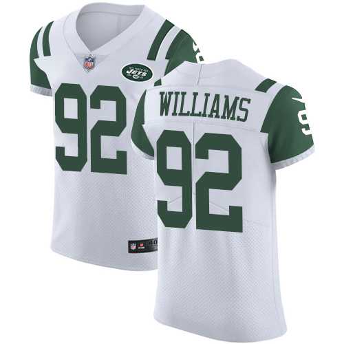 Nike New York Jets #92 Leonard Williams White Men's Stitched NFL Vapor Untouchable Elite Jersey