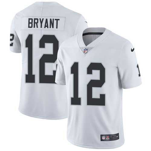 Nike Oakland Raiders #12 Martavis Bryant White Men's Stitched NFL Vapor Untouchable Limited Jersey