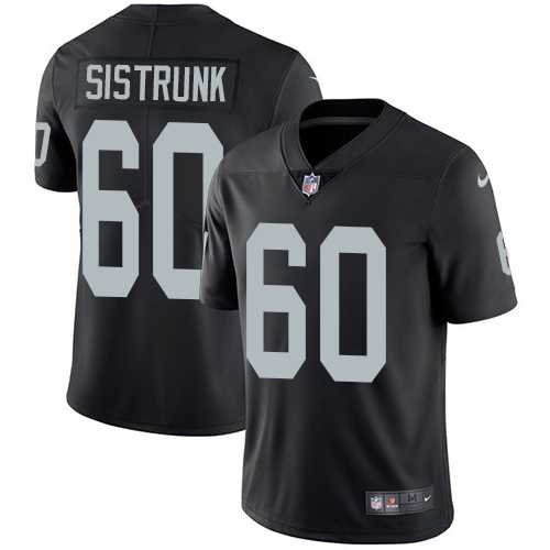 Nike Oakland Raiders #60 Otis Sistrunk Black Home Men's Stitched NFL Vapor Untouchable Limited Jersey