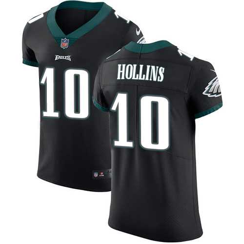 Nike Philadelphia Eagles #10 Mack Hollins Black Alternate Men's Stitched NFL Vapor Untouchable Elite Jersey