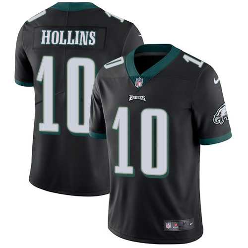 Nike Philadelphia Eagles #10 Mack Hollins Black Alternate Men's Stitched NFL Vapor Untouchable Limited Jersey