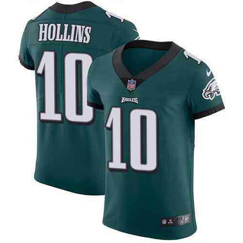 Nike Philadelphia Eagles #10 Mack Hollins Midnight Green Team Color Men's Stitched NFL Vapor Untouchable Elite Jersey