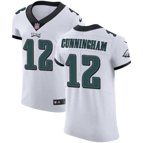 Nike Philadelphia Eagles #12 Randall Cunningham White Men's Stitched NFL Vapor Untouchable Elite Jersey