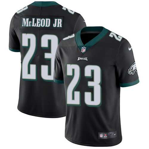 Nike Philadelphia Eagles #23 Rodney McLeod Jr Black Alternate Men's Stitched NFL Vapor Untouchable Limited Jersey