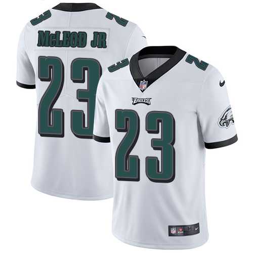 Nike Philadelphia Eagles #23 Rodney McLeod Jr White Men's Stitched NFL Vapor Untouchable Limited Jersey