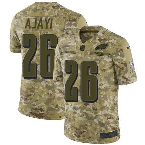 Nike Philadelphia Eagles #26 Jay Ajayi Camo Men's Stitched NFL Limited 2018 Salute To Service Jersey