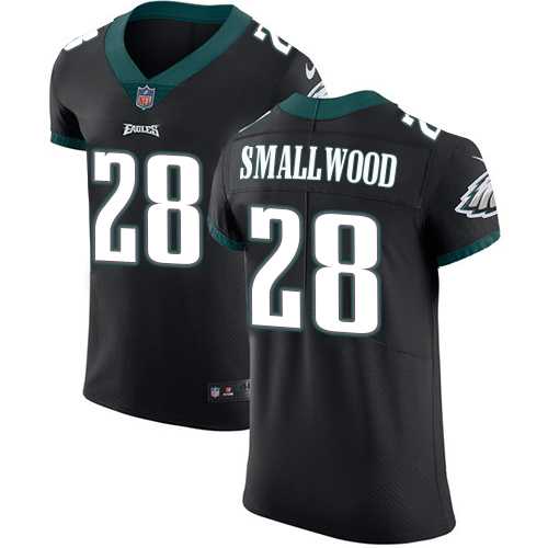 Nike Philadelphia Eagles #28 Wendell Smallwood Black Alternate Men's Stitched NFL Vapor Untouchable Elite Jersey