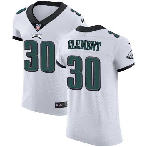 Nike Philadelphia Eagles #30 Corey Clement White Men's Stitched NFL Vapor Untouchable Elite Jersey