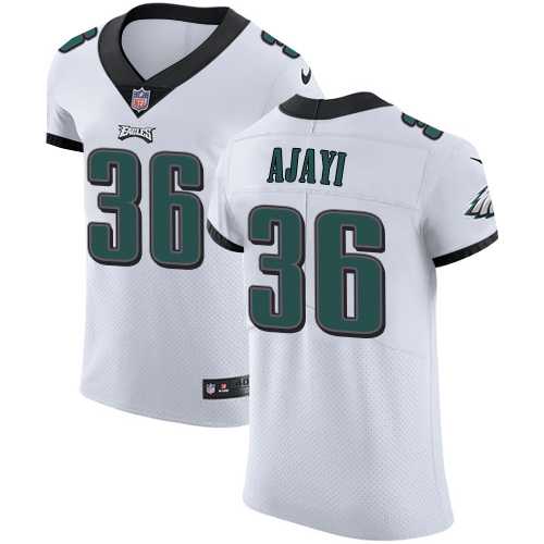 Nike Philadelphia Eagles #36 Jay Ajayi White Men's Stitched NFL Vapor Untouchable Elite Jersey