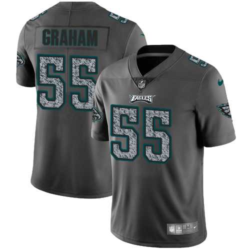Nike Philadelphia Eagles #55 Brandon Graham Gray Static Men's NFL Vapor Untouchable Limited Jersey