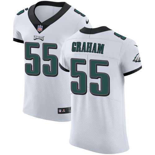 Nike Philadelphia Eagles #55 Brandon Graham White Men's Stitched NFL Vapor Untouchable Elite Jersey