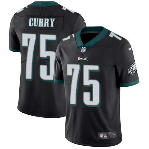 Nike Philadelphia Eagles #75 Vinny Curry Black Alternate Men's Stitched NFL Vapor Untouchable Limited Jersey