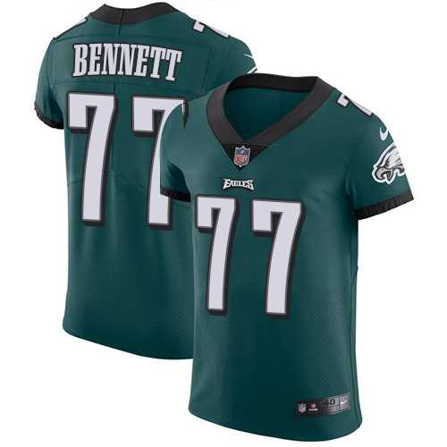 Nike Philadelphia Eagles #77 Michael Bennett Midnight Green Team Color Men's Stitched NFL Vapor Untouchable Elite Jersey