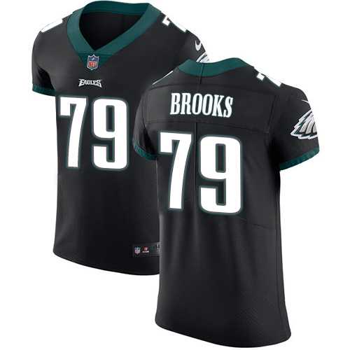 Nike Philadelphia Eagles #79 Brandon Brooks Black Alternate Men's Stitched NFL Vapor Untouchable Elite Jersey