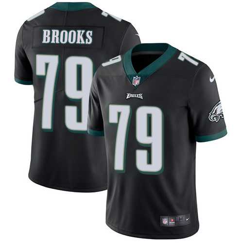 Nike Philadelphia Eagles #79 Brandon Brooks Black Alternate Men's Stitched NFL Vapor Untouchable Limited Jersey