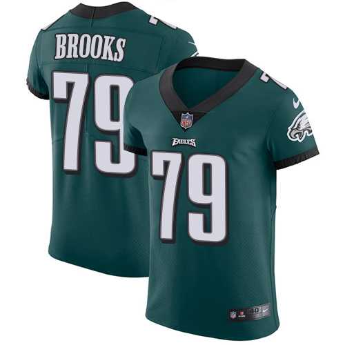 Nike Philadelphia Eagles #79 Brandon Brooks Midnight Green Team Color Men's Stitched NFL Vapor Untouchable Elite Jersey