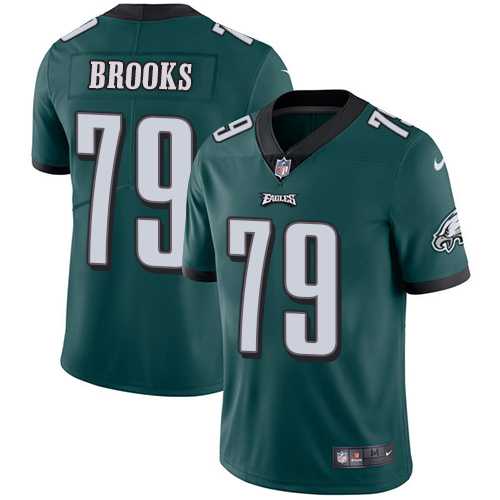 Nike Philadelphia Eagles #79 Brandon Brooks Midnight Green Team Color Men's Stitched NFL Vapor Untouchable Limited Jersey