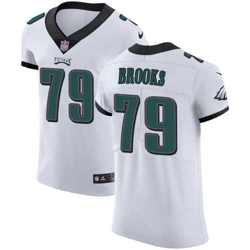 Nike Philadelphia Eagles #79 Brandon Brooks White Men's Stitched NFL Vapor Untouchable Elite Jersey