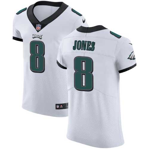 Nike Philadelphia Eagles #8 Donnie Jones White Men's Stitched NFL Vapor Untouchable Elite Jersey