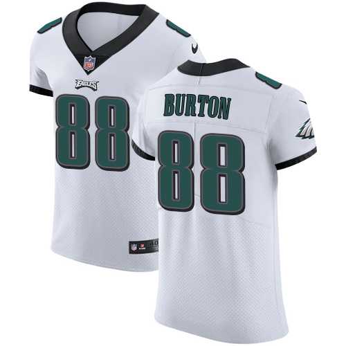 Nike Philadelphia Eagles #88 Trey Burton White Men's Stitched NFL Vapor Untouchable Elite Jersey