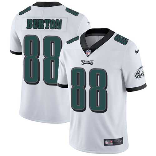 Nike Philadelphia Eagles #88 Trey Burton White Men's Stitched NFL Vapor Untouchable Limited Jersey