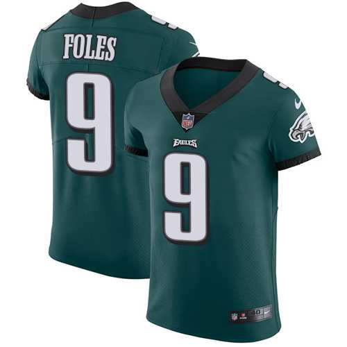 Nike Philadelphia Eagles #9 Nick Foles Midnight Green Team Color Men's Stitched NFL Vapor Untouchable Elite Jersey