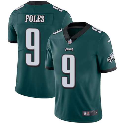 Nike Philadelphia Eagles #9 Nick Foles Midnight Green Team Color Men's Stitched NFL Vapor Untouchable Limited Jersey