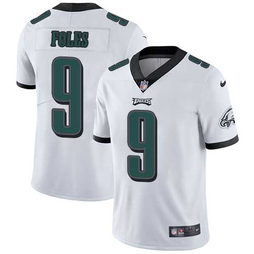 Nike Philadelphia Eagles #9 Nick Foles White Men's Stitched NFL Vapor Untouchable Limited Jersey