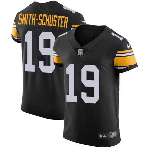 Nike Pittsburgh Steelers #19 JuJu Smith-Schuster Black Alternate Men's Stitched NFL Vapor Untouchable Elite Jersey