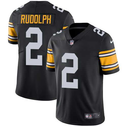 Nike Pittsburgh Steelers #2 Mason Rudolph Black Alternate Men's Stitched NFL Vapor Untouchable Limited Jersey Nike Pittsburgh Steelers #2 Mason Rudolph Black Alternate Men's Stitched NFL Vapor Untouchable Limited Jersey