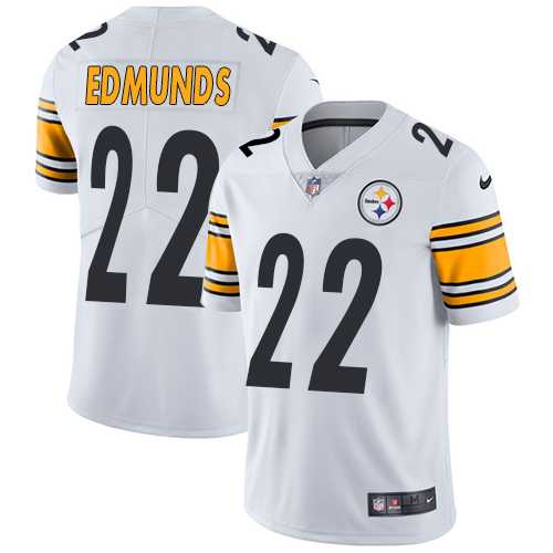 Nike Pittsburgh Steelers #22 Terrell Edmunds White Men's Stitched NFL Vapor Untouchable Limited Jersey
