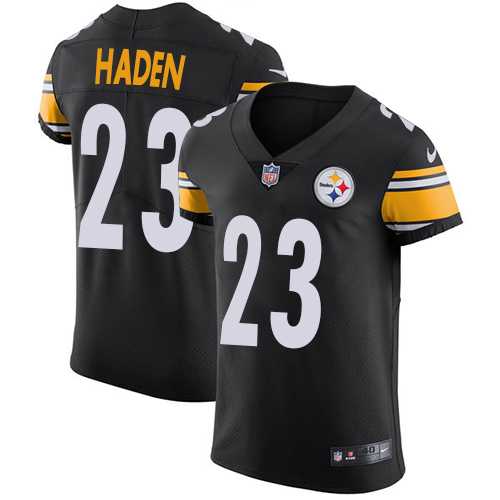 Nike Pittsburgh Steelers #23 Joe Haden Black Team Color Men's Stitched NFL Vapor Untouchable Elite Jersey