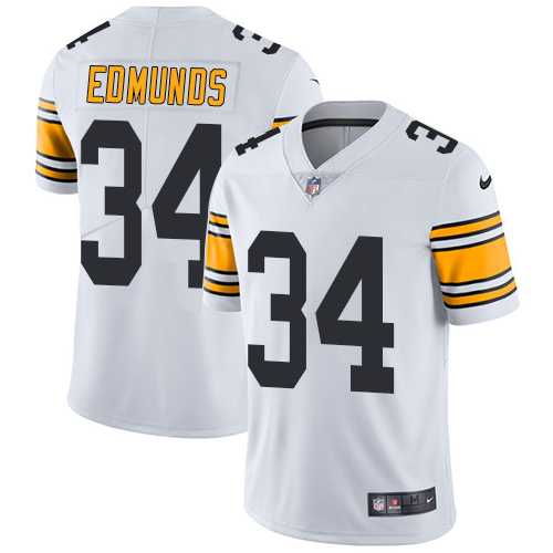 Nike Pittsburgh Steelers #34 Terrell Edmunds White Men's Stitched NFL Vapor Untouchable Limited Jersey