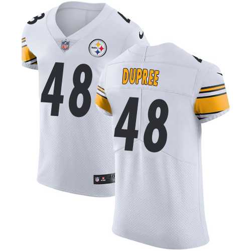 Nike Pittsburgh Steelers #48 Bud Dupree White Men's Stitched NFL Vapor Untouchable Elite Jersey