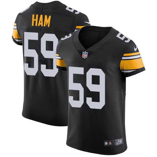 Nike Pittsburgh Steelers #59 Jack Ham Black Alternate Men's Stitched NFL Vapor Untouchable Elite Jersey