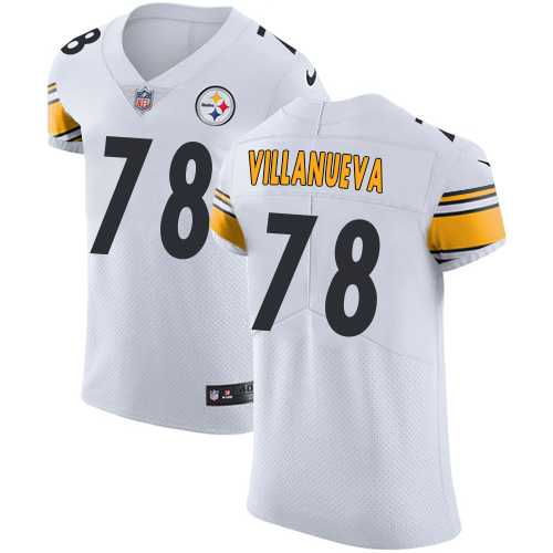 Nike Pittsburgh Steelers #78 Alejandro Villanueva White Men's Stitched NFL Vapor Untouchable Elite Jersey