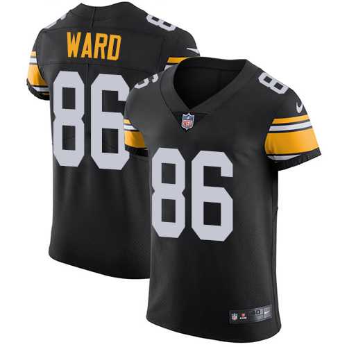 Nike Pittsburgh Steelers #86 Hines Ward Black Alternate Men's Stitched NFL Vapor Untouchable Elite Jersey