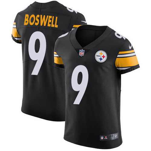 Nike Pittsburgh Steelers #9 Chris Boswell Black Team Color Men's Stitched NFL Vapor Untouchable Elite Jersey