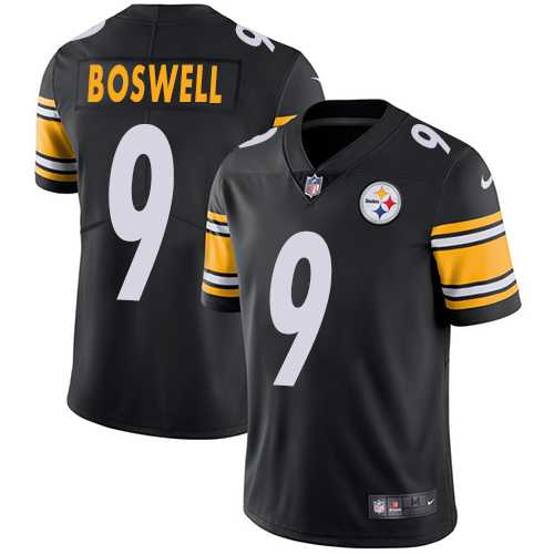 Nike Pittsburgh Steelers #9 Chris Boswell Black Team Color Men's Stitched NFL Vapor Untouchable Limited Jersey