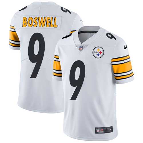 Nike Pittsburgh Steelers #9 Chris Boswell White Men's Stitched NFL Vapor Untouchable Limited Jersey