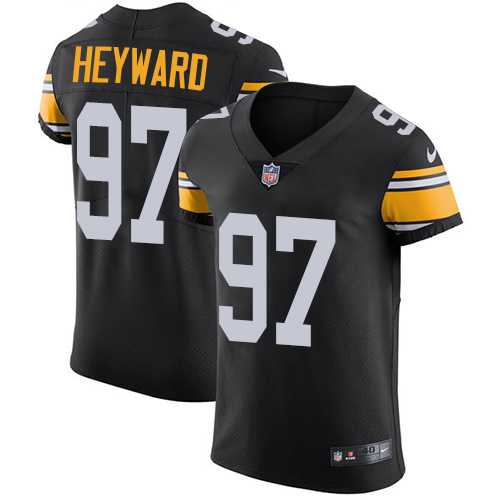Nike Pittsburgh Steelers #97 Cameron Heyward Black Alternate Men's Stitched NFL Vapor Untouchable Elite Jersey