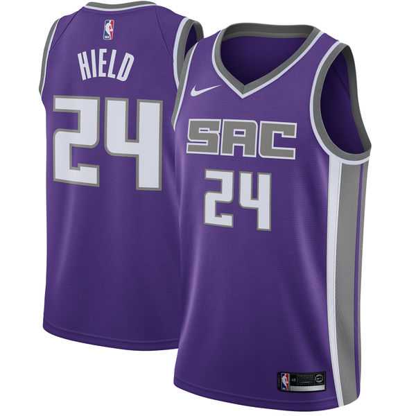 Nike Sacramento Kings #24 Buddy Hield Purple NBA Swingman Icon Edition Jersey