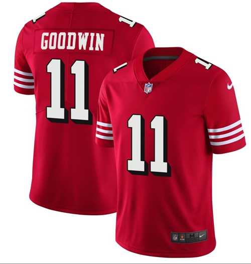 Nike San Francisco 49ers #11 Marquise Goodwin Red Team Color Men's Stitched NFL Vapor Untouchable Limited II Jersey