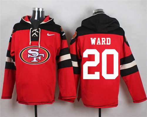 Nike San Francisco 49ers #20 Jimmie Ward Red Player Pullover NFL Hoodie