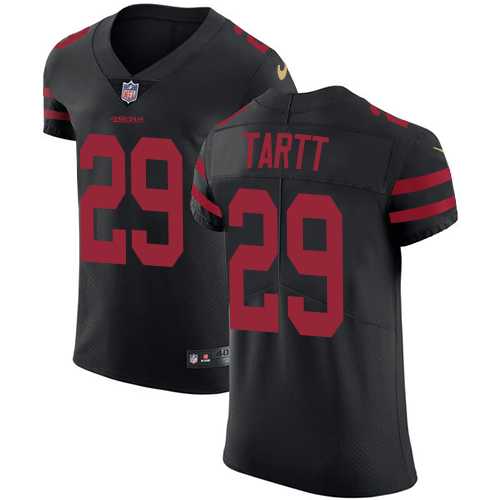 Nike San Francisco 49ers #29 Jaquiski Tartt Black Alternate Men's Stitched NFL Vapor Untouchable Elite Jersey