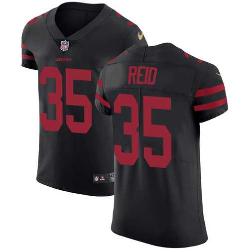 Nike San Francisco 49ers #35 Eric Reid Black Alternate Men's Stitched NFL Vapor Untouchable Elite Jersey
