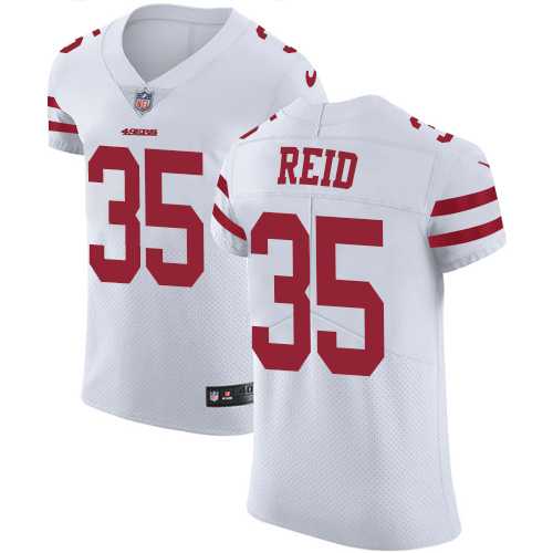 Nike San Francisco 49ers #35 Eric Reid White Men's Stitched NFL Vapor Untouchable Elite Jersey
